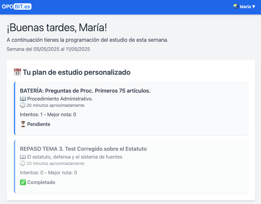 Funcionamiento del campus Opobit